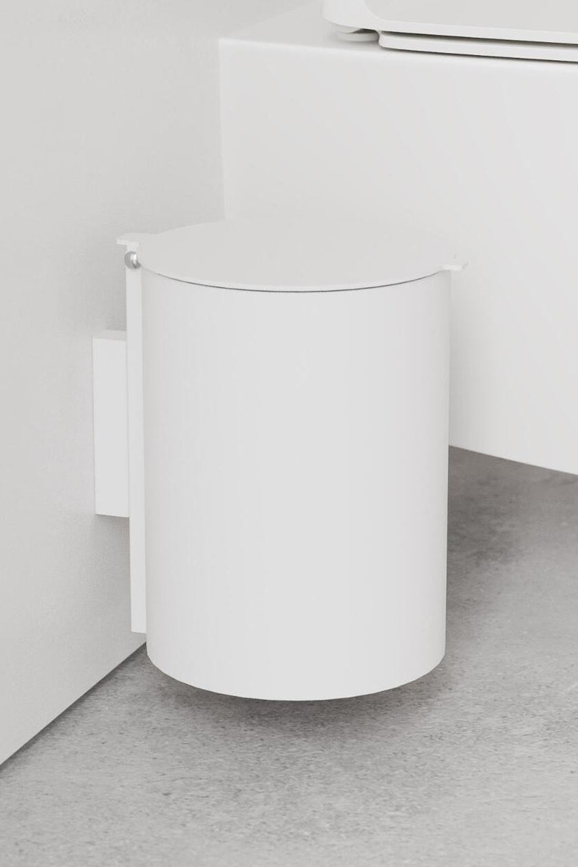 Toiletspand - hvid